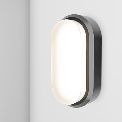 HOFTRONIC™ C-Series - LED Plafondlamp zwart ovaal - Wandlamp - Scheepslamp - IP54 - 12W - 1160lm - 4000K neutraal wit - voor binnen en buiten