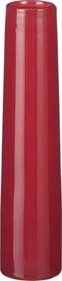Mica Decorations vaas glas xandra single flower 7x30.5cm donker rood