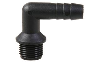 Europond Haakse Slangpilaar PP Zwart, 2" Buitendraad x 50mm Tule - Duurzaam Waterbeheer
