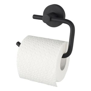 Haceka Kosmos toiletrol houder rond zwart mat