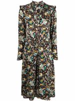Zadig&Voltaire robe Rosier à imprimé graphique - Noir