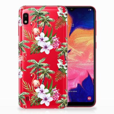 Samsung Galaxy A10 | TPU Hoesje | Flamingo Palms
