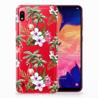 Samsung Galaxy A10 | TPU Hoesje | Flamingo Palms