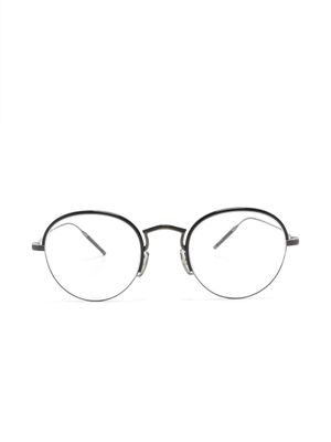 Oliver Peoples lunettes de vue TK-6 à monture ronde - Noir