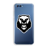 Angry Bear (white): Honor 10 Transparant Hoesje