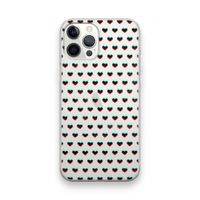 Hartjes: iPhone 12 Pro Max Transparant Hoesje