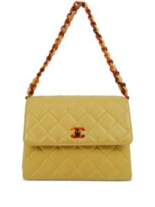 CHANEL Pre-Owned sac à main à rabat (1998) - Jaune