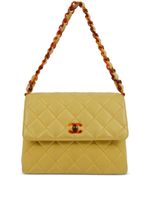 CHANEL Pre-Owned sac à main à rabat (1998) - Jaune - thumbnail