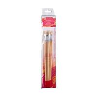 Talens art creation olie&acrylpenselenset van 5varkenshaar