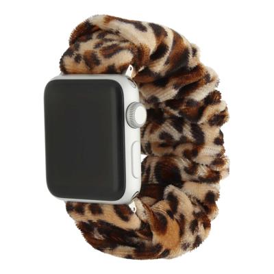 Apple Watch Nylon Scrunchie Band - Tijger - 44, 45, 46 & 49mm - SM Apple Watch Nylon Scrunchie Band - Tijger - 44, 45, 46 & 49mm - SM