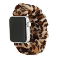 Apple Watch Nylon Scrunchie Band - Tijger - 44, 45, 46 & 49mm - SM Apple Watch Nylon Scrunchie Band - Tijger - 44, 45, 46 & 49mm - SM