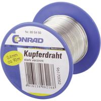 Conrad Components Koperdraad Buitendiameter (excl. isolatielak): 1.20 mm 30 m