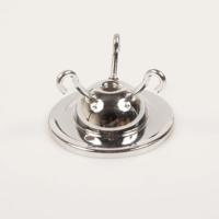 Plafondhaak 3 haken chrome 5kg haak lamp ophangen zilver