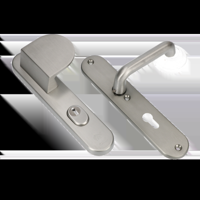 AMI Veiligheidsbeslag 250/50/1 Kt72 Deurdikte 90/83 Re + Deurkruk 356 Irox Archi-Design Deurdikte 38/42 - 623171
