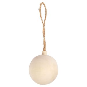 Creativ Company Kerstbal hanger hout, 4,8cm