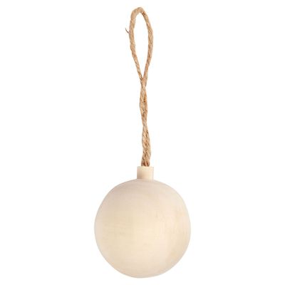 Creativ Company Kerstbal hanger hout, 4,8cm