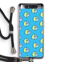 Visjes: Samsung Galaxy A80 Transparant Hoesje met koord