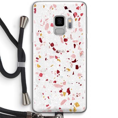 Terrazzo N°9: Samsung Galaxy S9 Transparant Hoesje met koord