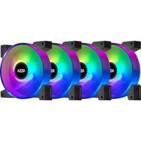 4 x Hurricane II Digital RGB + Digital RF Remote Case fan