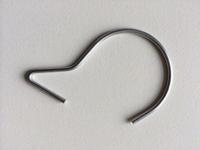 Draadhaak voor confectiebuis 30mm 100 st