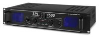 SkyTec 2 x 750W DJ PA versterker SPL1500 met EQ - thumbnail