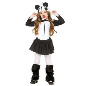 Dierenpak panda verkleedjurkje voor meisjes