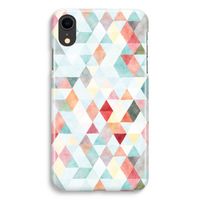 Gekleurde driehoekjes pastel: iPhone XR Volledig Geprint Hoesje
