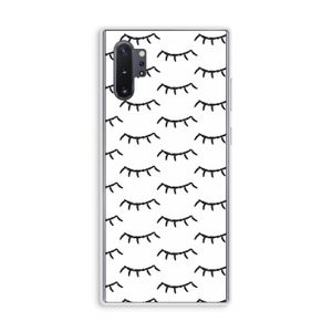 Wimpers: Samsung Galaxy Note 10 Plus Transparant Hoesje