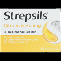 Strepsils Citroen / Honing zuigtabletten bij keelpijn, 36 stuks bij Jumbo