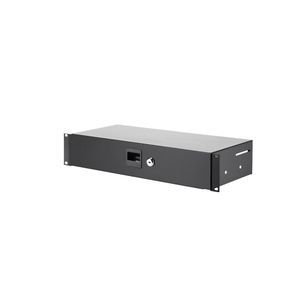 Adam Hall 87402 S 19 inch racklade met slot 2HE 200mm diep