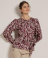 strik top met all-over print strik top met all-over print