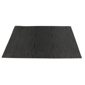 Placemats - zwart - 8x stuks - 30 x 45 cm - onderlegger - tafeldecoratie