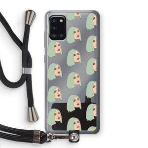 King Kylie: Samsung Galaxy A31 Transparant Hoesje met koord