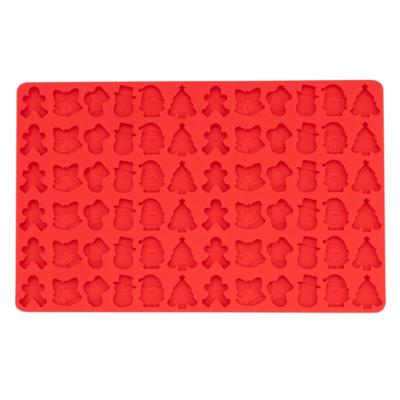 Hondenkoekjes-bakmat X-Mas, rood