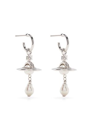 Vivienne Westwood boucles d'oreilles à détail Orb - Argent