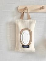 1pc Minimalist Car/Home Tissue Paper Holder, Cute Baby Stroller Wet Wipes Hanging Bag, Convenient Portable Tissue Dispenser Bag Multicolor / one-size