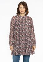 Yoek Blouse A-lijn FIESTA | Beige | Maat 38/40