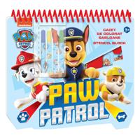 Paw Patrol stencil tekenblok a4
