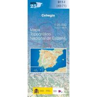 Topografische kaart 911-I Cehegín | CNIG - Instituto Geográfico Nacional
