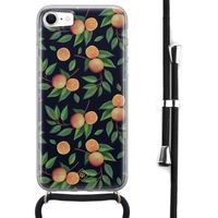 iPhone SE 2020 hoesje met koord - Orange lemonade iPhone SE 2020 hoesje met koord - Orange lemonade