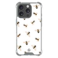 iPhone 16 Pro Max shockproof hoesje - Bee happy