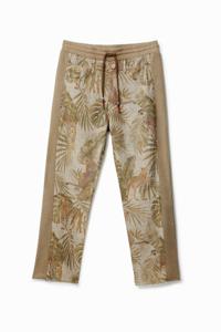 Tropische hybride broek - BROWN - S