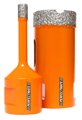 Perfectmate diamant tegelboor droog met wax 10mm zeskantschacht | 1 stuk - EPC0652