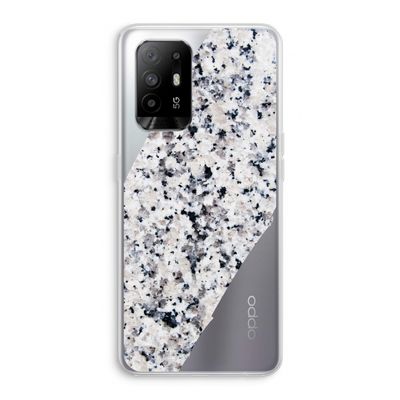 Gespikkelde marmer: Oppo A95 5G Transparant Hoesje