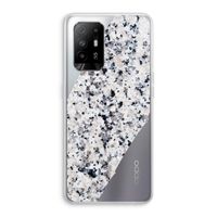 Gespikkelde marmer: Oppo A95 5G Transparant Hoesje