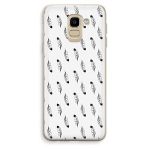 Pluimen: Samsung Galaxy J6 (2018) Transparant Hoesje