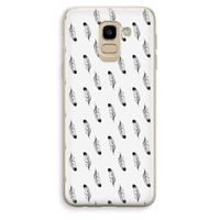 Pluimen: Samsung Galaxy J6 (2018) Transparant Hoesje