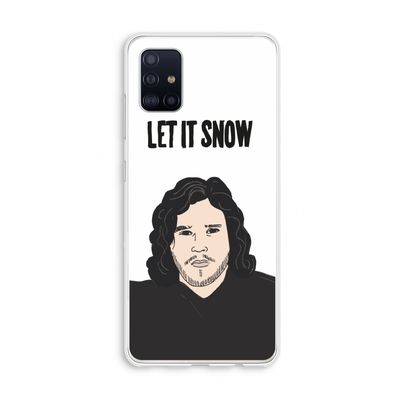 Let It Snow: Galaxy A51 4G Transparant Hoesje