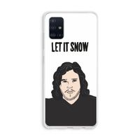 Let It Snow: Galaxy A51 4G Transparant Hoesje
