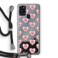 Chicks before dicks: Samsung Galaxy A21s Transparant Hoesje met koord